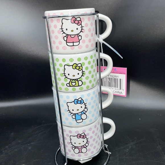 (1) 24HR DROP ⬇️ Hello Kitty Set of Ceramic Espresso mugs - Picture 3 of 5